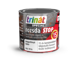 Trinát Special rozsdaSTOP magasfényű korróziógátló alapozó és fedőfesték Trinát Special rozsdaSTOP magasfényű korróziógátló alapozó és fedőfesték