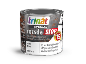 Trinát Special rozsdaSTOP matt korróziógátló alapozó és fedőfesték Trinát Special rozsdaSTOP matt korróziógátló alapozó és fedőfesték