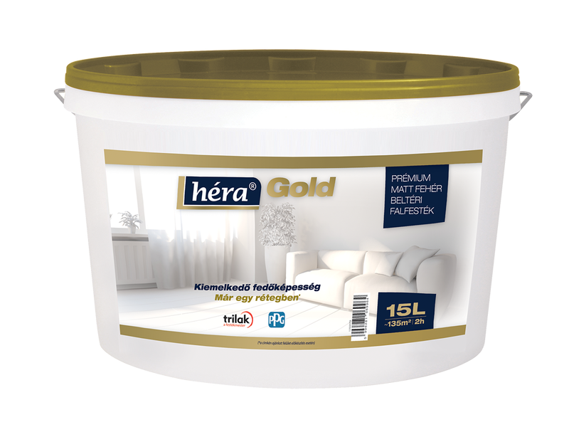 Héra Gold beltéri falfesték 15 L