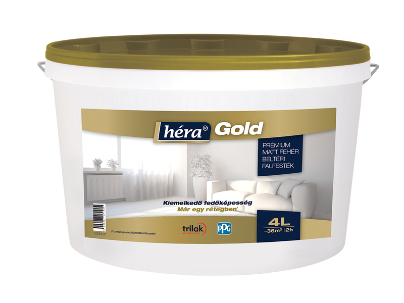 Héra Gold beltéri falfesték 4 L