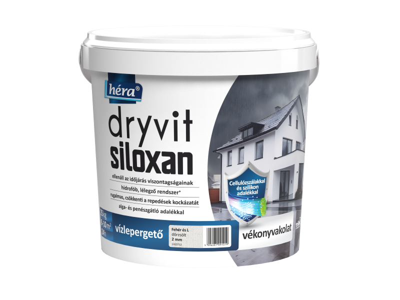 Héra Dryvit Siloxan vízlepergető kapart vékonyvakolat 2MM