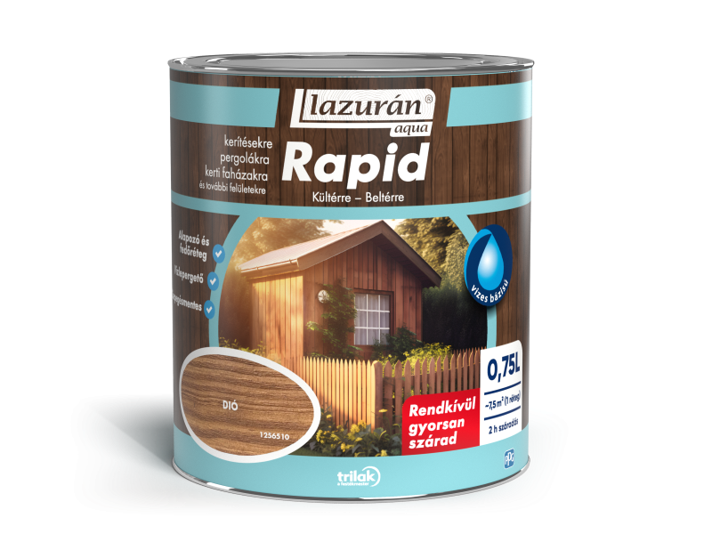 Lazurán aqua rapid vizes vékonylazúr