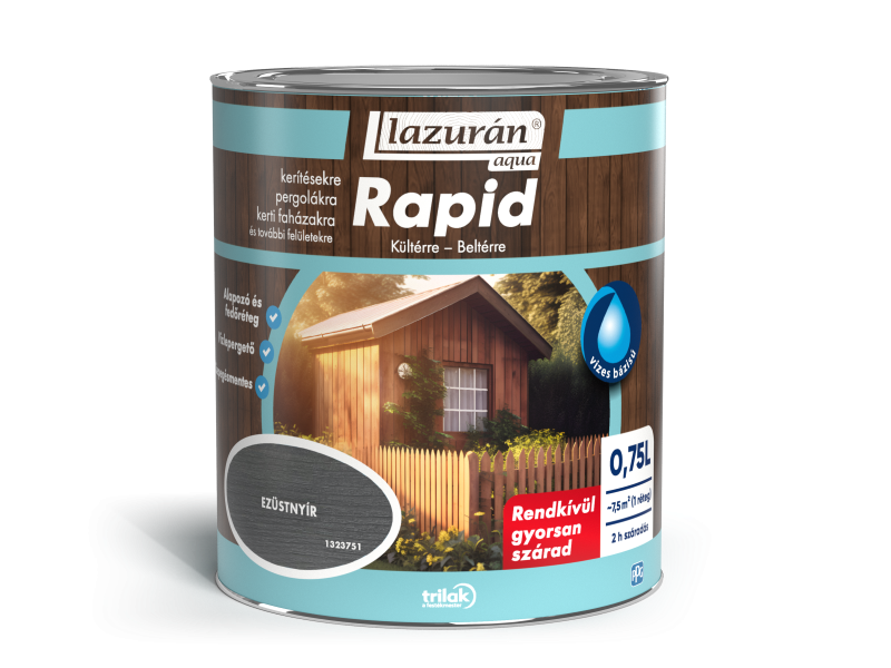 Lazurán aqua rapid vizes vékonylazúr