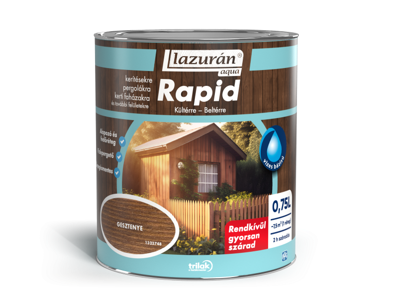 Lazurán aqua rapid vizes vékonylazúr