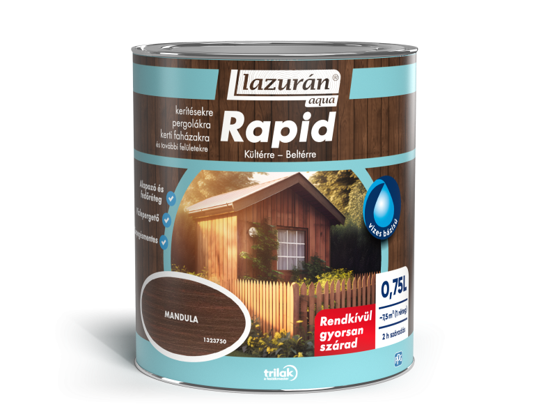 Lazurán aqua rapid vizes vékonylazúr