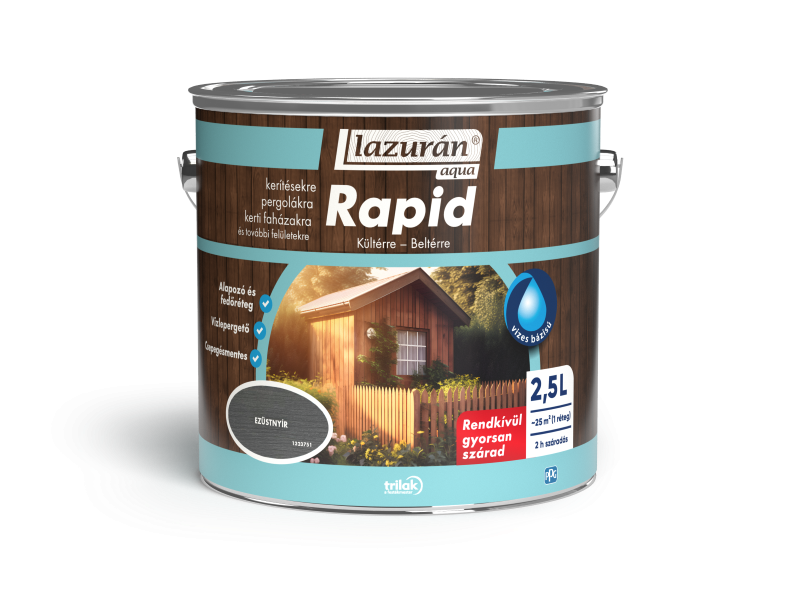 Lazurán aqua rapid vizes vékonylazúr