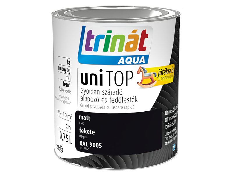 Trinát Aqua uniTOP matt gyorsan száradó alapozó és fedőfesték
