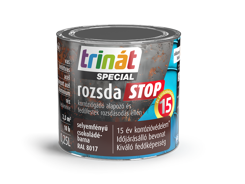 Trinát Special rozsdaSTOP selyemfényű korróziógátló alapozó és fedőfesték