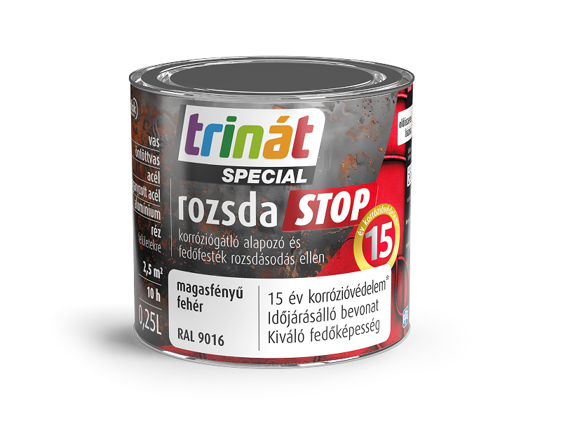 Trinát Special rozsdaSTOP magasfényű korróziógátló alapozó és fedőfesték