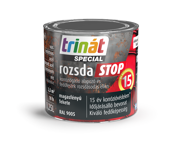 Trinát Special rozsdaSTOP magasfényű korróziógátló alapozó és fedőfesték