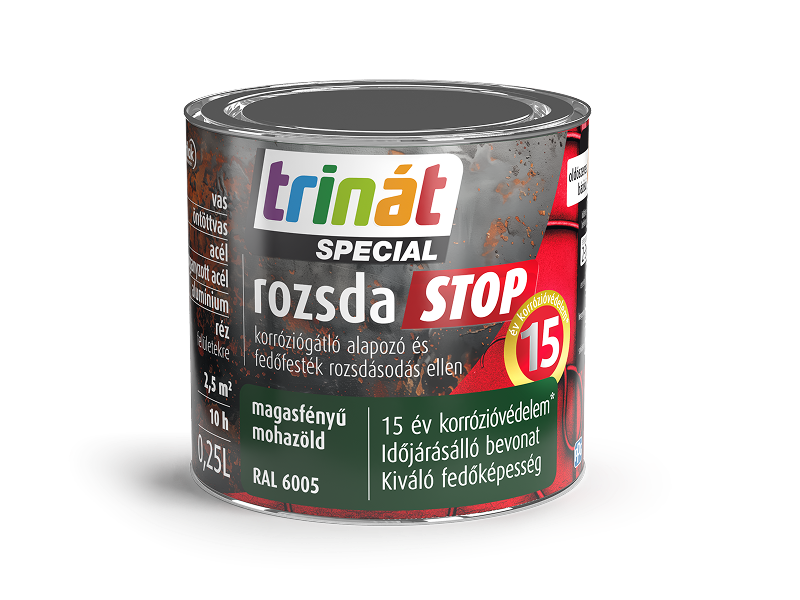 Trinát Special rozsdaSTOP magasfényű korróziógátló alapozó és fedőfesték