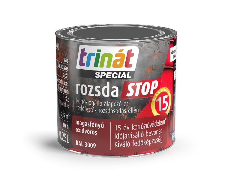 Trinát Special rozsdaSTOP magasfényű korróziógátló alapozó és fedőfesték