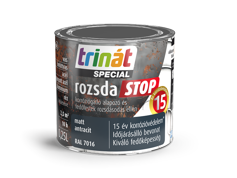 Trinát Special rozsdaSTOP matt korróziógátló alapozó és fedőfesték