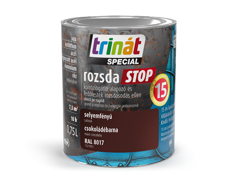 Trinát Special rozsdaSTOP selyemfényű korróziógátló alapozó és fedőfesték