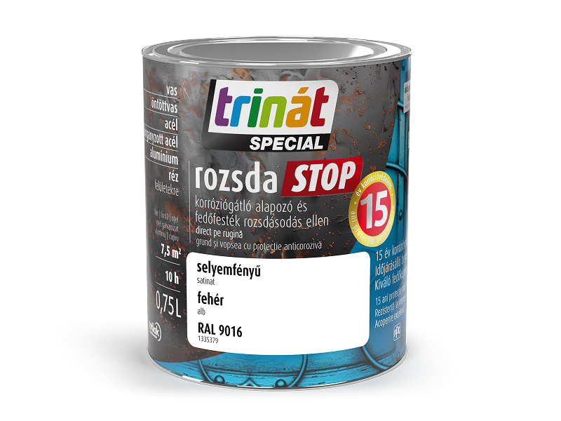 Trinát Special rozsdaSTOP selyemfényű korróziógátló alapozó és fedőfesték