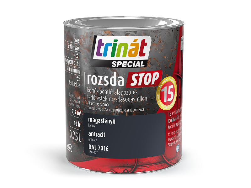 Trinát Special rozsdaSTOP magasfényű korróziógátló alapozó és fedőfesték