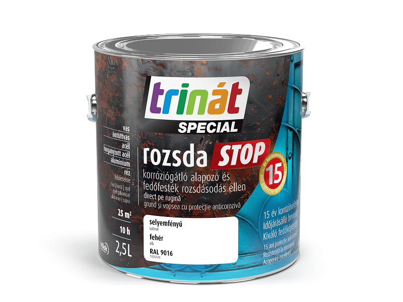 Trinát Special rozsdaSTOP selyemfényű korróziógátló alapozó és fedőfesték