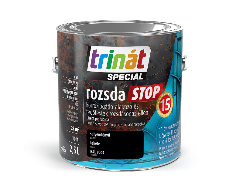 Trinát Special rozsdaSTOP selyemfényű korróziógátló alapozó és fedőfesték
