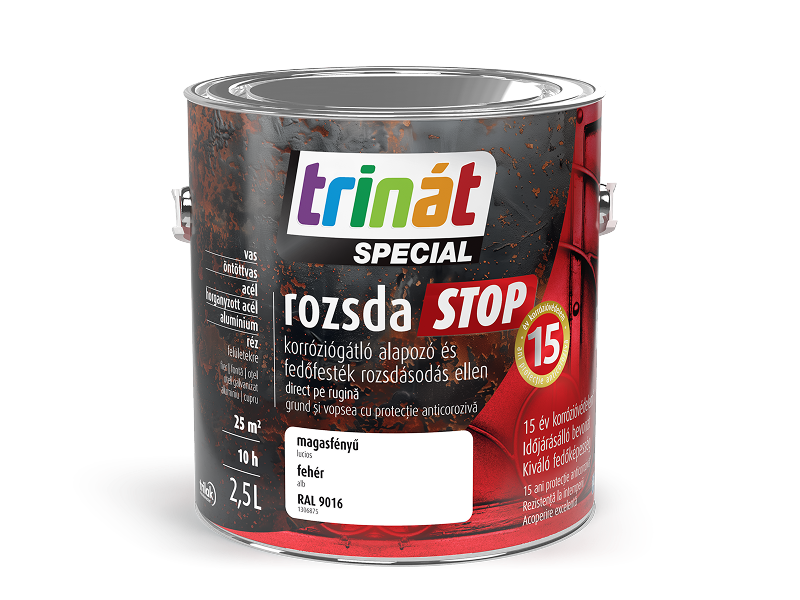 Trinát Special rozsdaSTOP magasfényű korróziógátló alapozó és fedőfesték