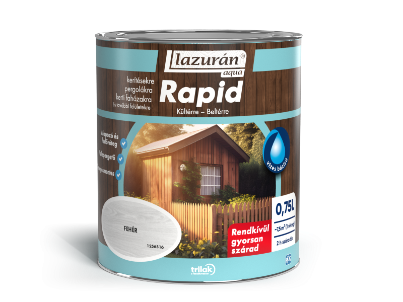Lazurán Aqua Rapid_0,75L_fehér