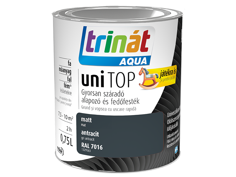 Trinát Aqua uniTOP gyorsan száradó alapozó és fedőfesték