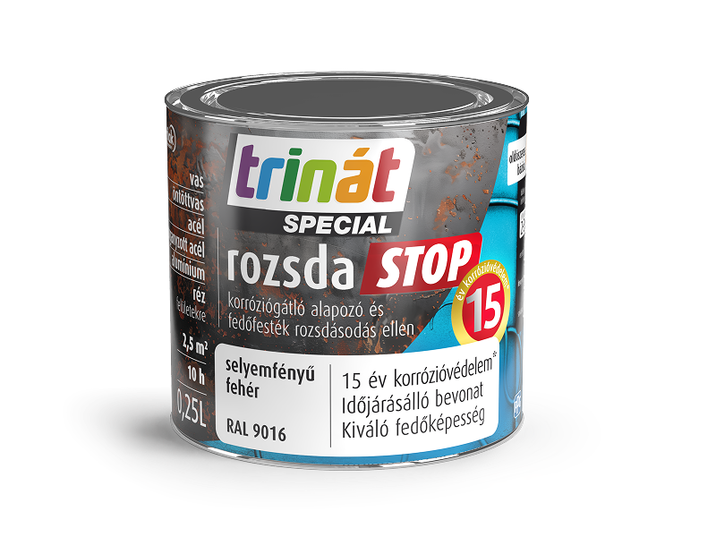 Trinát Special rozsdaSTOP selyemfényű korróziógátló alapozó és fedőfesték