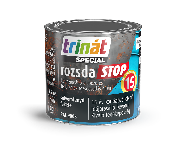 Trinát Special rozsdaSTOP selyemfényű korróziógátló alapozó és fedőfesték