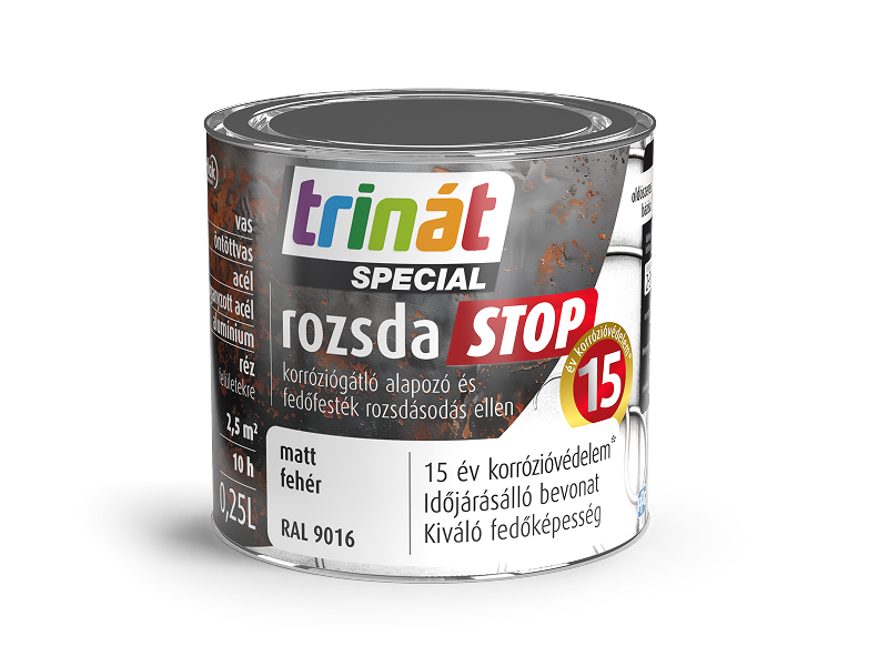 Trinát Special rozsdaSTOP matt korróziógátló alapozó és fedőfesték