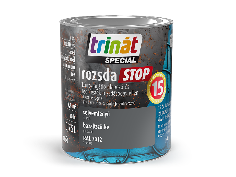 Trinát Special rozsdaSTOP selyemfényű korróziógátló alapozó és fedőfesték