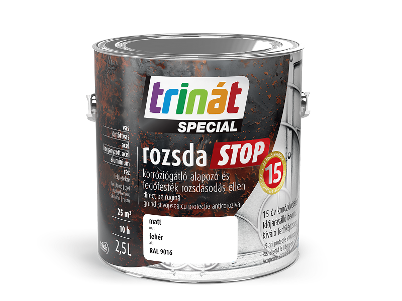 Trinát Special rozsdaSTOP matt korróziógátló alapozó és fedőfesték